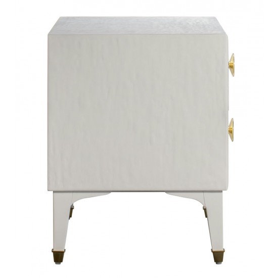 TOV Furniture Divine White Nightstand