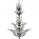 Elegant Lighting Orchid 25 Light Dark Bronze Chandelier Clear Spectra Swarovski Crystal