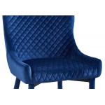 TOV Furniture Draco Navy Velvet Chair