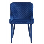 TOV Furniture Draco Navy Velvet Chair