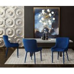 TOV Furniture Draco Navy Velvet Chair