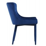 TOV Furniture Draco Navy Velvet Chair