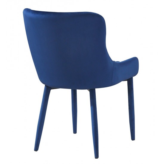 TOV Furniture Draco Navy Velvet Chair