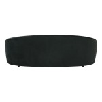 TOV Furniture Ellison Black Velvet Sofa