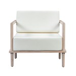 TOV Furniture Emerson Cream Outdoor Lounge Chair