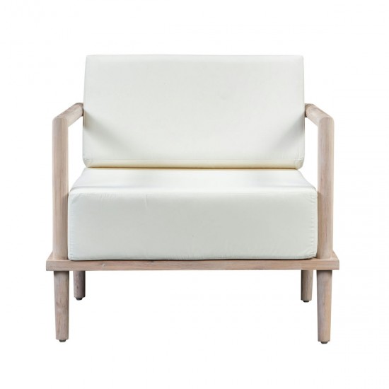 TOV Furniture Emerson Cream Outdoor Lounge Chair