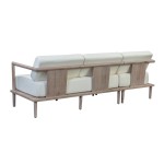 TOV Furniture Emerson Cream Outdoor Sectional - LAF