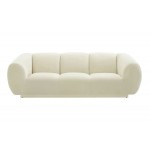 TOV Furniture Emmet Cream Velvet Sofa