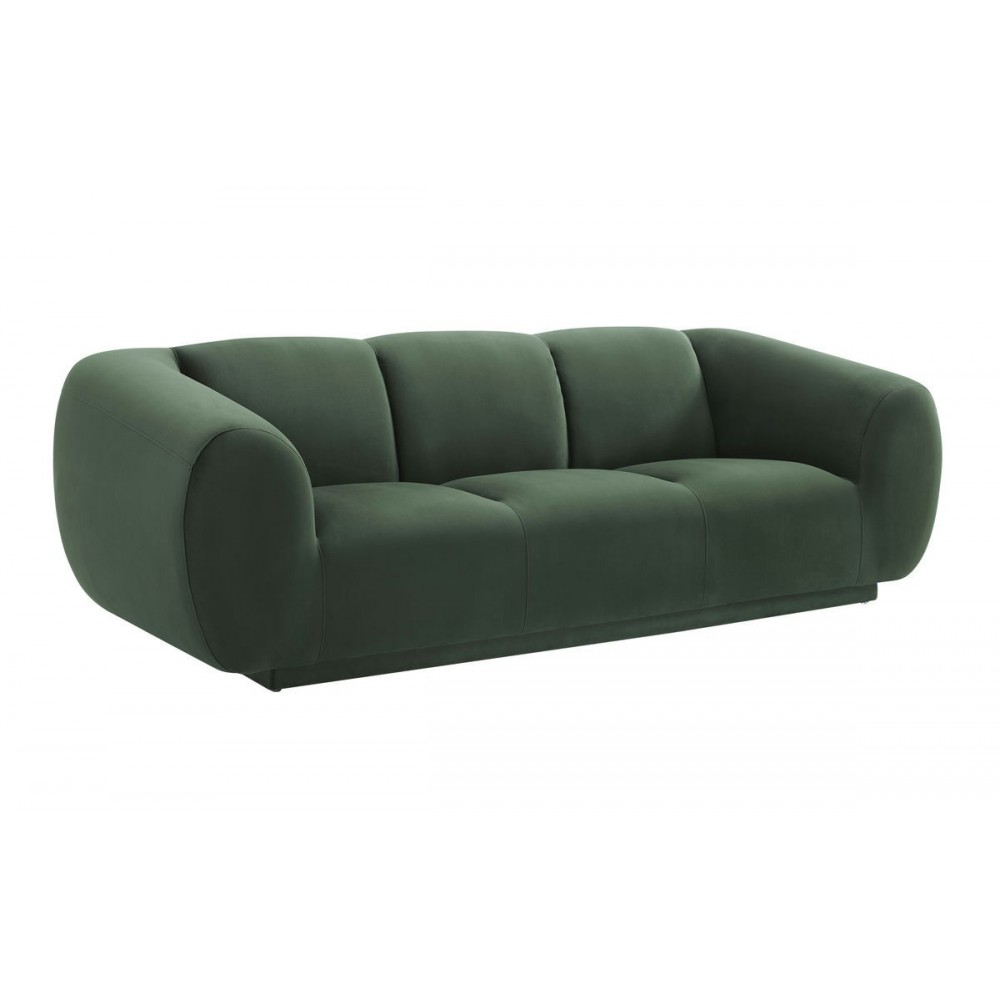 TOV Furniture Emmet Forest Green Velvet Sofa