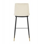 TOV Furniture Evora Cream Velvet Counter Stool (Set of 2)