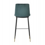 TOV Furniture Evora Green Velvet Counter Stool (Set of 2)