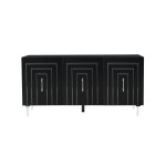 TOV Furniture Famke Black Lacquer Buffet