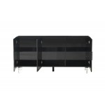 TOV Furniture Famke Black Lacquer Buffet