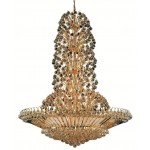 Elegant Lighting Sirius 43 Light Gold Chandelier Clear Swarovski Elements Crystal