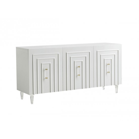 TOV Furniture Famke White Lacquer Buffet