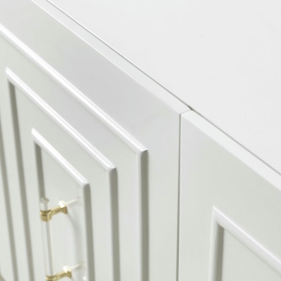 TOV Furniture Famke White Lacquer Buffet