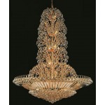 Elegant Lighting Sirius 43 Light Gold Chandelier Clear Swarovski Elements Crystal