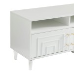 TOV Furniture Famke White Media Console