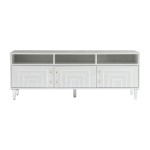 TOV Furniture Famke White Media Console