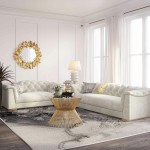 TOV Furniture Farah Cream Velvet Sofa