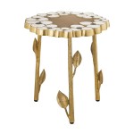 TOV Furniture Flor Handpainted Side Table