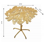 TOV Furniture Freesia Gold Side Table