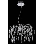 Elegant Lighting Amour 12 Light Chrome Chandelier Clear Swarovski Elements Crystal