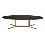 TOV Furniture Gemma Black Marble Coffee Table