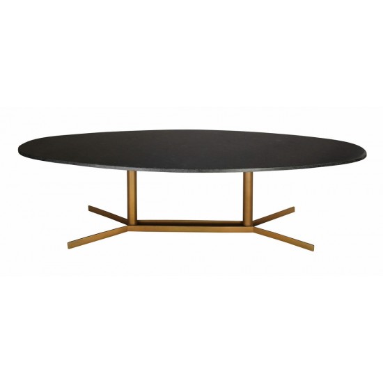 TOV Furniture Gemma Black Marble Coffee Table