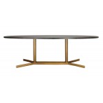 TOV Furniture Gemma Black Marble Coffee Table