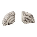 TOV Furniture Grey Marble Bookends (Set of 2)