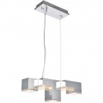 Elegant Lighting Glasgow 5 Light Chrome Pendant