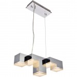 Elegant Lighting Glasgow 5 Light Chrome Pendant