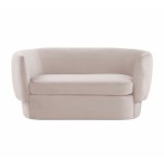 TOV Furniture Isabella Blush Velvet Loveseat