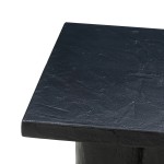 TOV Furniture Kayla Black Concrete Side Table