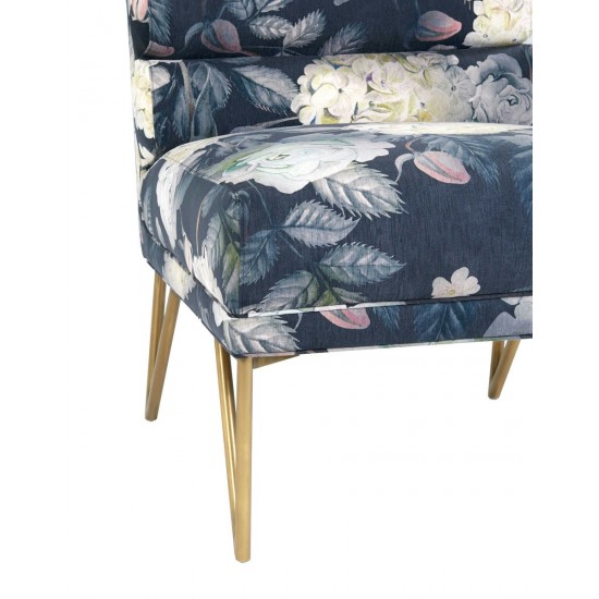 TOV Furniture Kelly Floral Velvet Chair