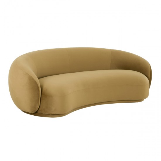 TOV Furniture Kendall Cognac Velvet Sofa