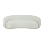 TOV Furniture Kendall Cream Velvet Sofa