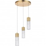 Elegant Lighting Constellation 3 Light Gold Led Pendant