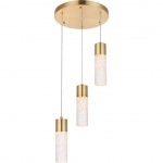 Elegant Lighting Constellation 3 Light Gold Led Pendant