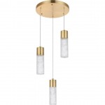 Elegant Lighting Constellation 3 Light Gold Led Pendant