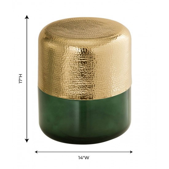 TOV Furniture Kolla Green Side Table