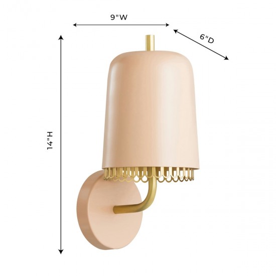 TOV Furniture Kuli Blush Wall Sconce