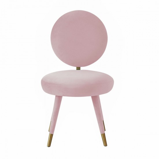 TOV Furniture Kylie Bubblegum Velvet Dining Chair