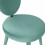 TOV Furniture Kylie Sea Blue Velvet Dining Chair