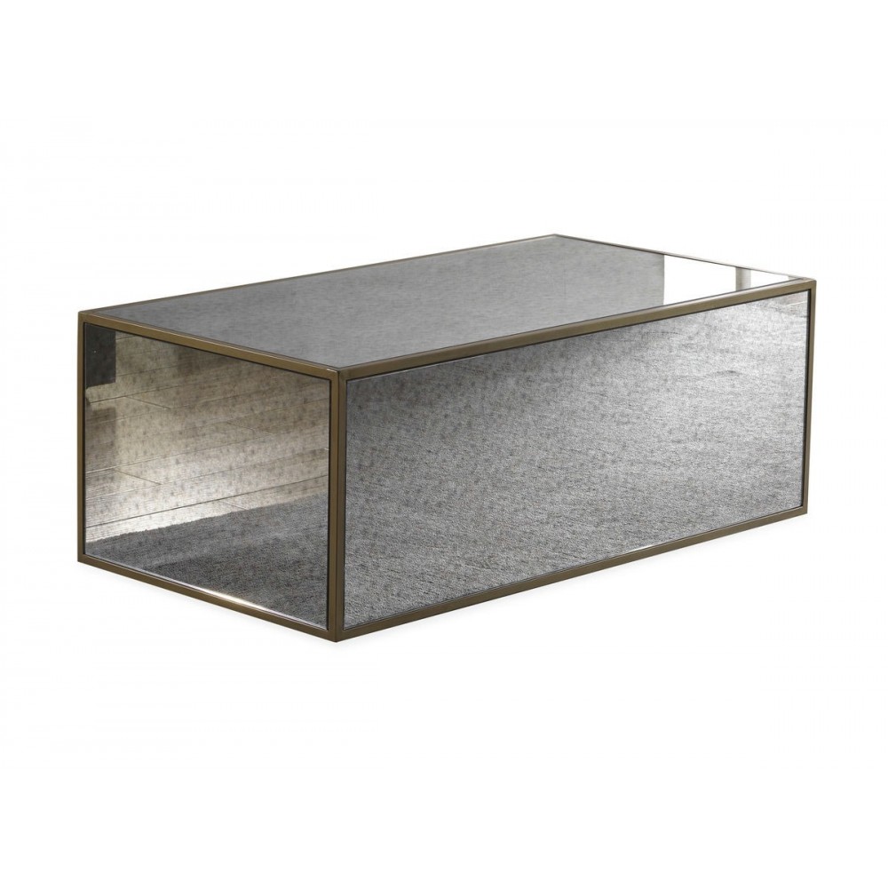 TOV Furniture Lana Mirrored Coffee Table