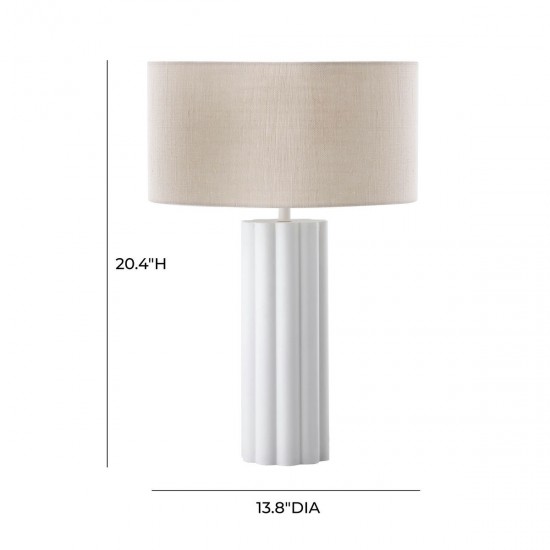 TOV Furniture Latur Cream Table Lamp