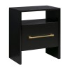 TOV Furniture Libre Black Nightstand