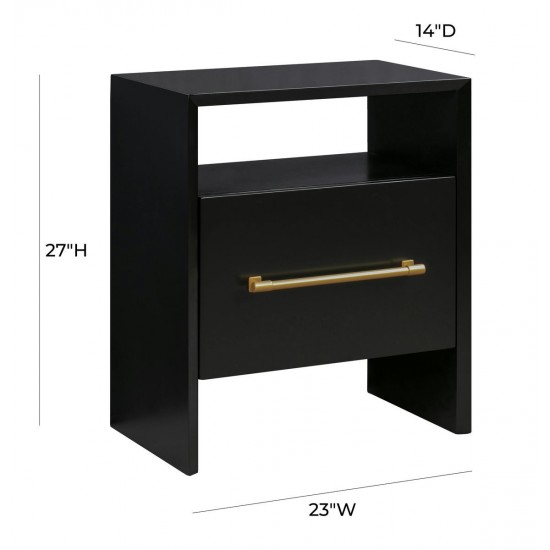 TOV Furniture Libre Black Nightstand