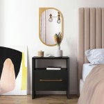 TOV Furniture Libre Black Nightstand